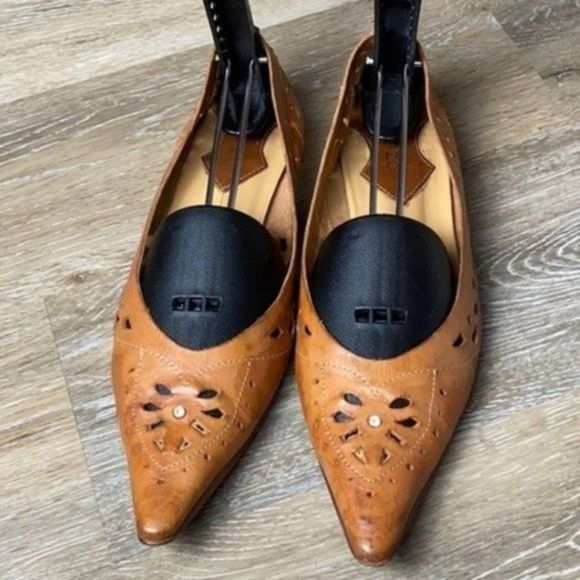 Y-Enzo Shoes - Leather Flats Size 37